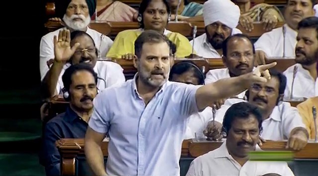 Rahul Gandhi Lok Sabha Speech: BJP MP Manoj Tiwari Demands Apology From