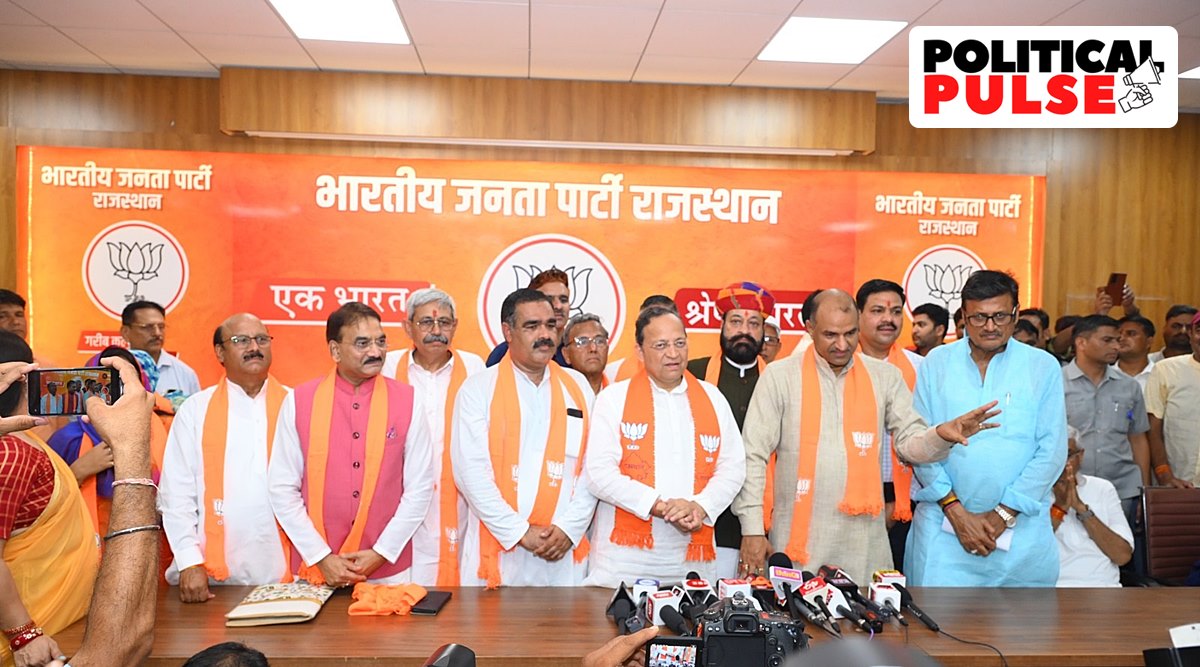 Rajasthan polls looming, BJP inducts 23 leaders as it looks to regain ...