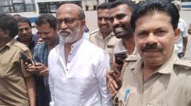 Pictures and videos of Rajinikanth at the bus depot have gone viral on social media.