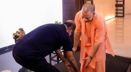 Rajnikanth and Yogi