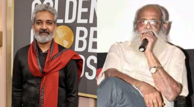 SS Rajamouli (R) and Vijayendra Prasad (R) (Image_ RRR Instagram page, PIB)