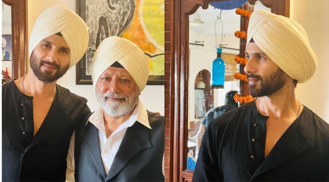 Shahid Kapoor fulfils dad Pankaj Kapur’s wish, sports turban for family ...