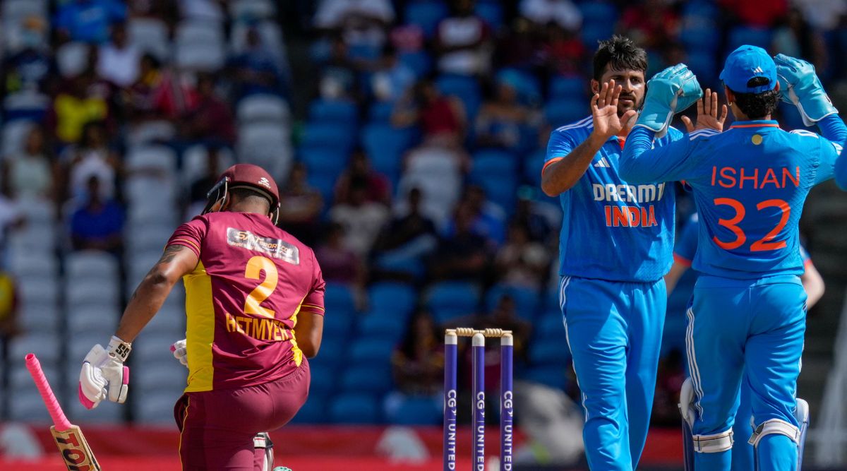 India vs West Indies 3rd ODI Highlights Shardul Thakur nabs four wickets as IND beat WI by 200 runs, claim series 2-1 Cricket News