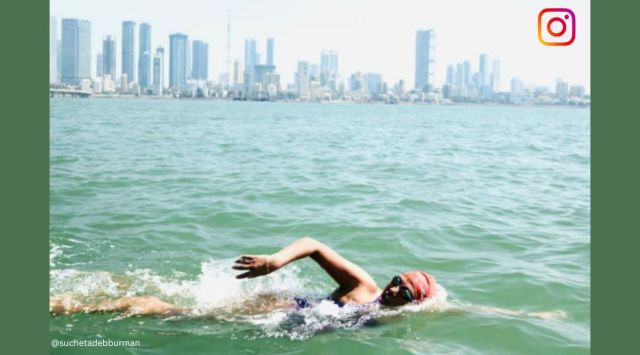 Sucheta Deb Burman swim