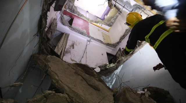 Two dead as slab brings down part of Navi Mumbai building | Mumbai News ...