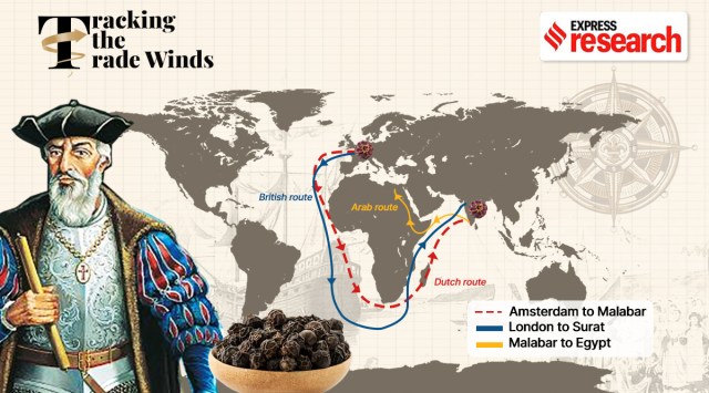 Pepper drove European powers like Portugal, The Netherlands and Britain to India