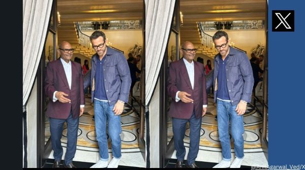 Vedanta Group’s Anil Agarwal meets actor Ryan Reynolds