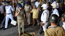 West Bengal University Laws (Amendment) Ordinance, BJP protest, state university vice-chancellors appointment, BJP delegation, Governor CV Ananda Bose, indian express news