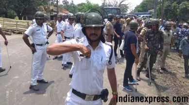 West bengal clashes, formation of panchayat boards, West Bengal violence news, Mamata Banerjee, Suvendu adhikari, CV ananda bose, CPIM, bjp trinamool, indian express news