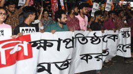 Suvendu adhikari, Adhikari alleges left outfit attack, Jadhavpur University protest, Jadavpur University, Jadavpur University (JU), Jadavpur University student dies, Jadavpur University student dies, JU student ‘fall from hostel balcony, deceased students family allegations, West Bengal, Kolkata, Indian Express, current affairs