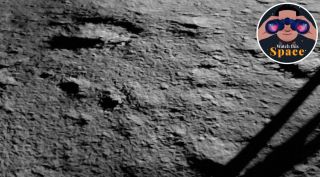 Part of the Chandrayaan-3 mission's Vikram lander can be seen in this image shared by ISRO. (ISRO via X)