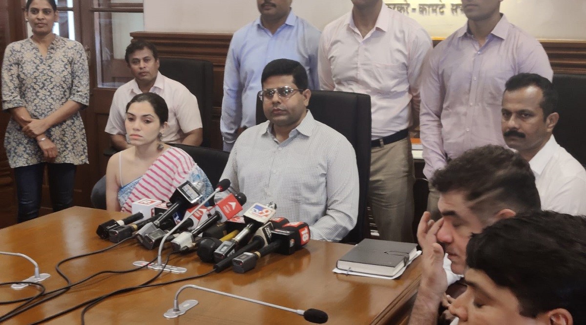 Actor Chrisann Pereira arrives in Mumbai months after ordeal in Sharjah ...