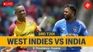 India vs West Indies Live Score: Hardik Pandya and Co face WI in must-win in Guyana