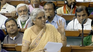 Nirmala Sitharaman said, "India is in a rare position of being optimistic and positive about its future growth."