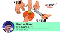 UPSC Ethics Simplified | Greed vs Need : the concept