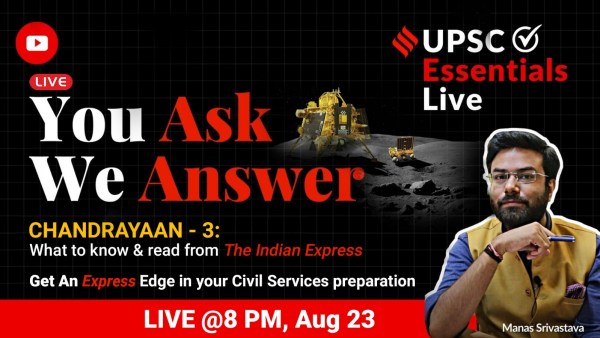 upsc live chandrayaan 3