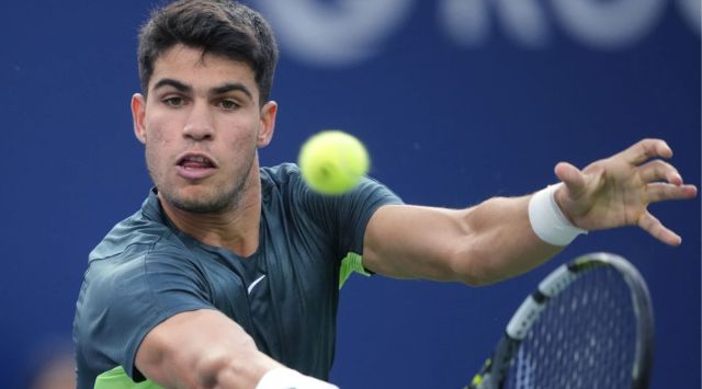 Top-ranked Carlos Alcaraz wins in Toronto in first match since ...