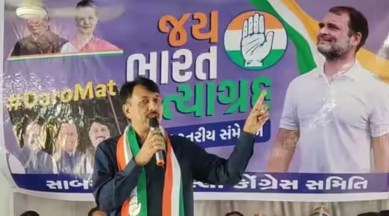 Amit Chavda, protest against injustice and discrimination, SC, ST, OBC, minorities, OBC Jan Adhikar Samiti, Swabhiman Dharana programme, indian express news