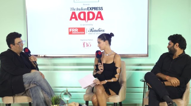 Ananya Panday karan johar express adda