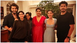 Arjun Kapoor celebrated Raksha Bandhan with Anshula Kapoor, Rhea Kapoor, Shanaya Kapoor and Khushi Kapoor. (Pic: Arjun/Instagram)