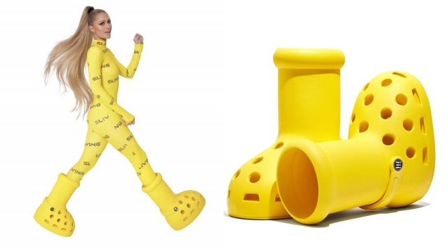 MSCHF x Crocs breaks the internet with their viral ‘Big Yellow Boots ...