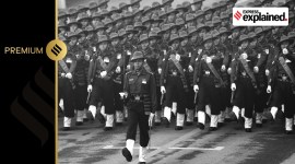 Assam Rifles during the Republic Day parade at Rajpath in New Delhi on Jan. 26, 2016.