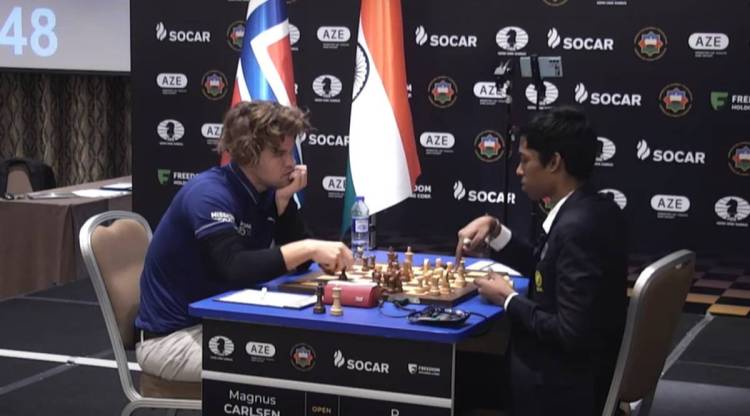 FIDE Chess World Cup 2023 Final Live: R Praggnanandhaa vs Magnus Carlsen