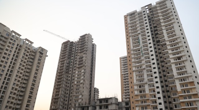 Union Housing and Urban Affairs Ministry, real estate projects, Hardeep Puri, stakeholders, developers, financiers, land authorities, NITI Aayog CEO Amitabh Kant, National Capital Region, Mumbai Metropolitan Region, indian express news