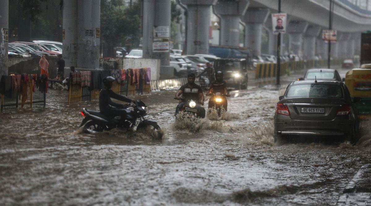 delhi waterlogging