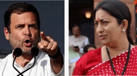 element Smriti Irani and Rahul Gandhi