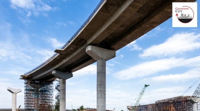 Changing City: Flyover coming up over Mumbai’s Mahim Creek | Mumbai ...