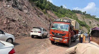 Kalka-Shimla highway construction
