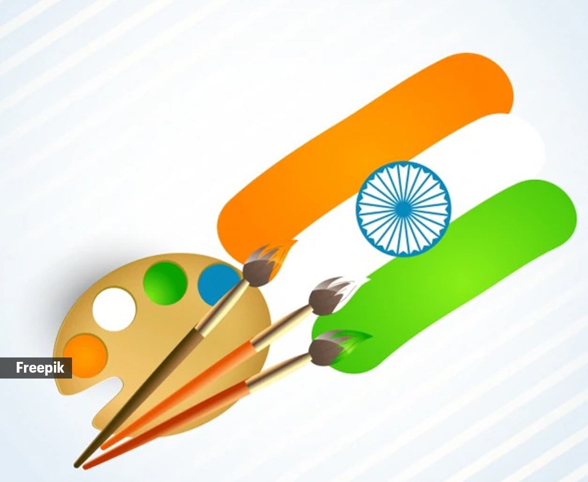 Creative Illustration for Indian Independence Day. Stock Illustration -  Illustration of democratic, banner: 73380902