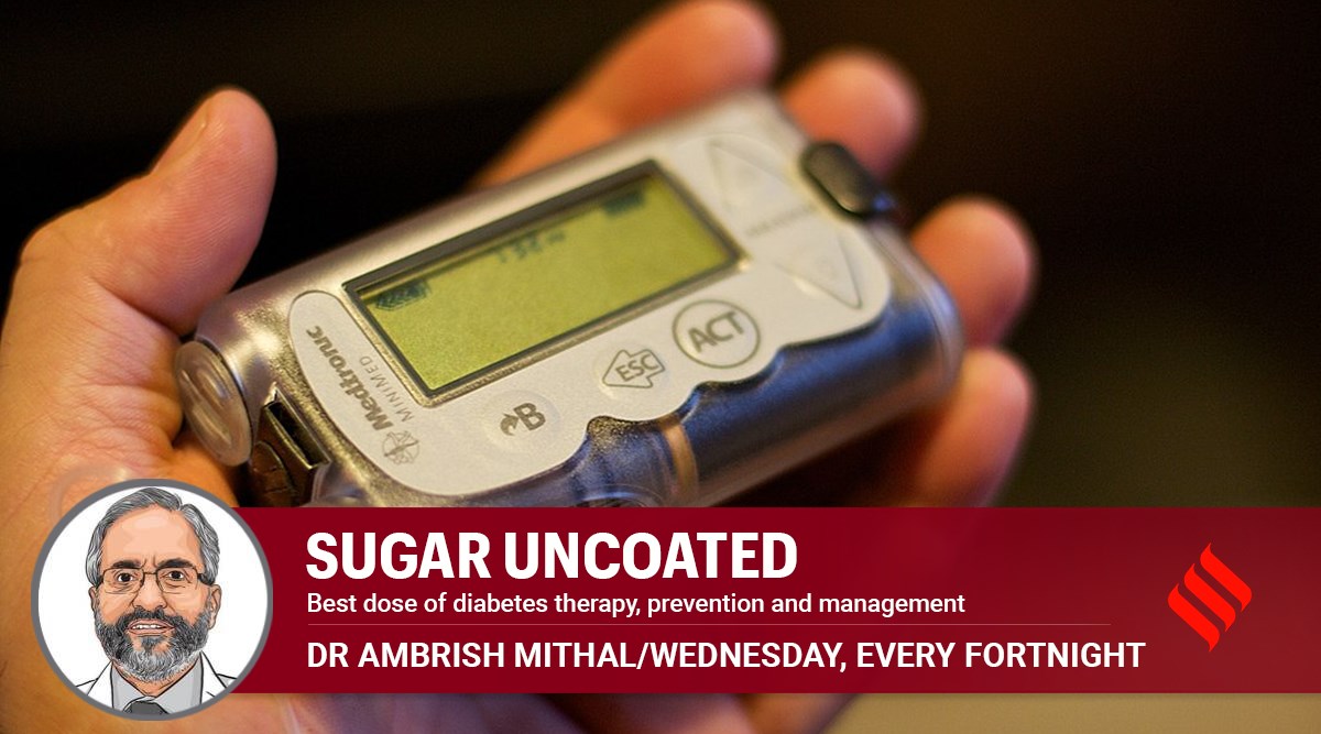 Can insulin pumps control blood sugar better minus the pricks?