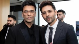 karan johar and kartik aaryan in melbourne