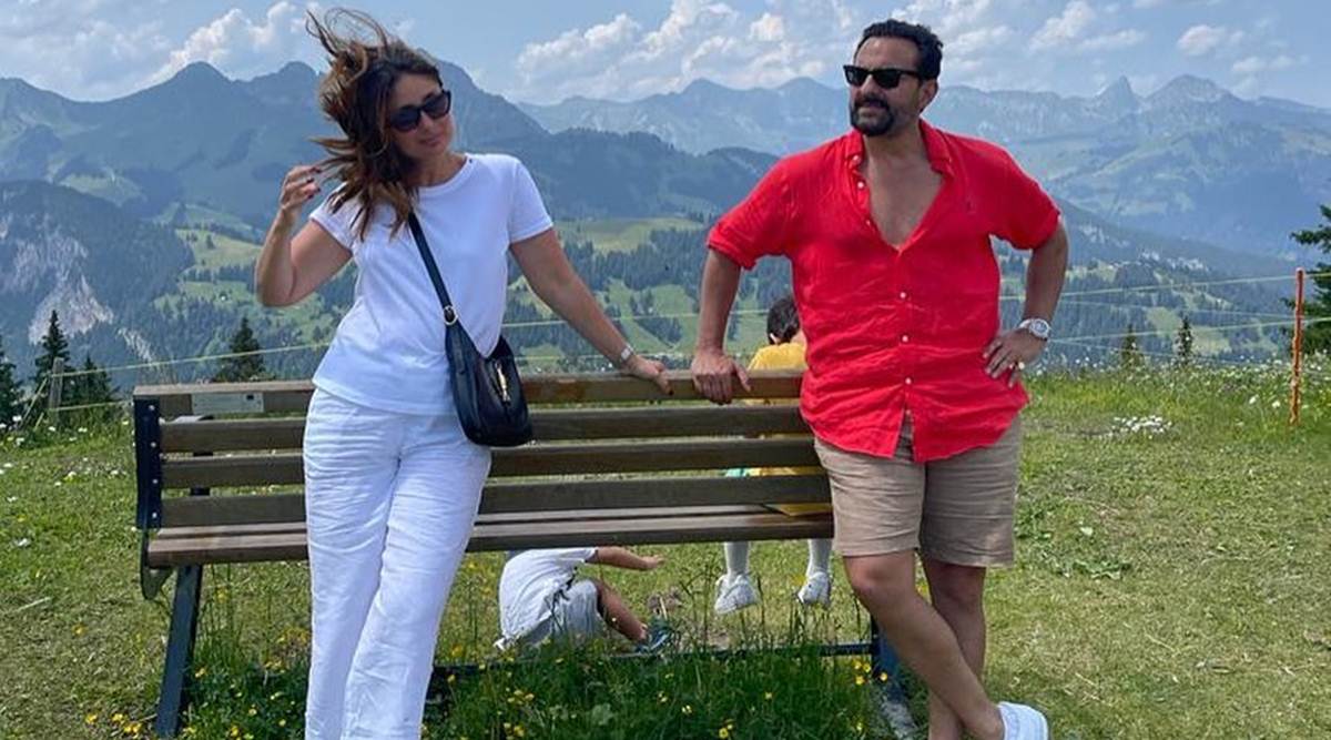 1200px x 667px - Kareena Kapoor shares Saif Ali Khan-approved photo on his birthday: 'He's  in front of me smiling away' | Bollywood News - The Indian Express