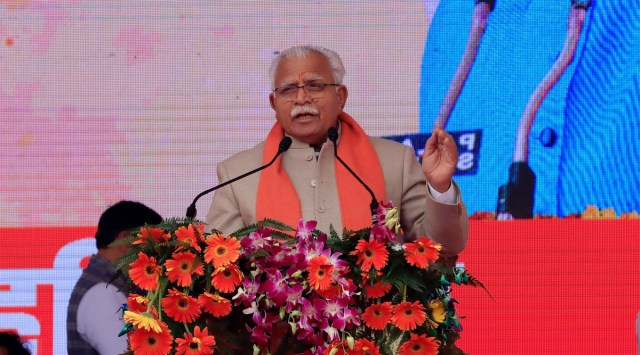 manohar lal khattar, haryana news, indian express