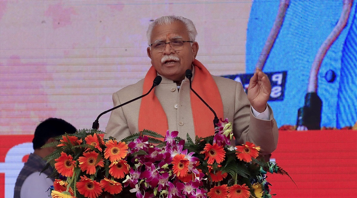 manohar lal khattar, haryana news, SC quota, indian express