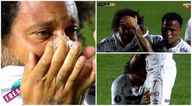 Watch: Marcelo in tears after horror tackle on Sanchez in Copa ...