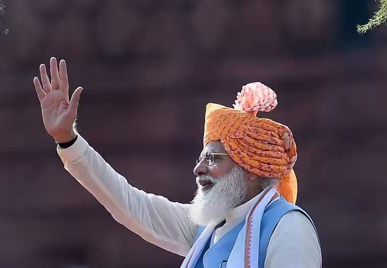 pm modi independence day turban