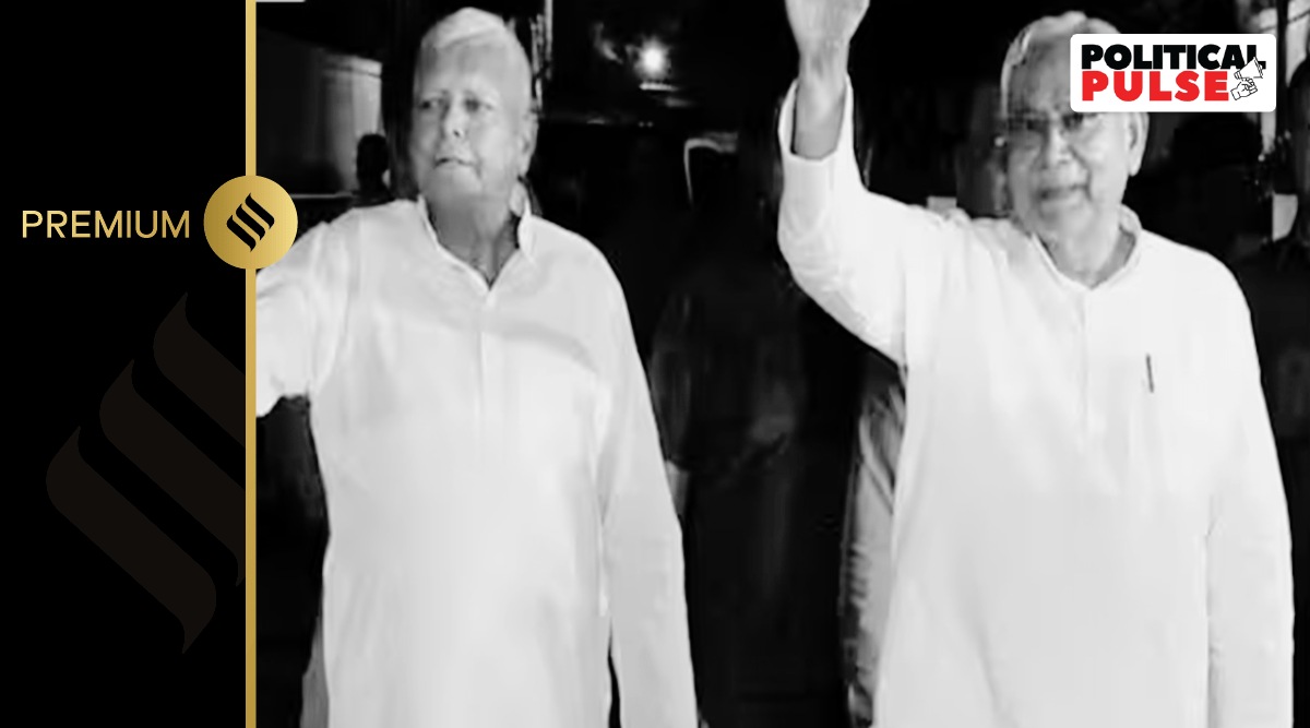 Nitish Kumar and Lalu kumar yadav