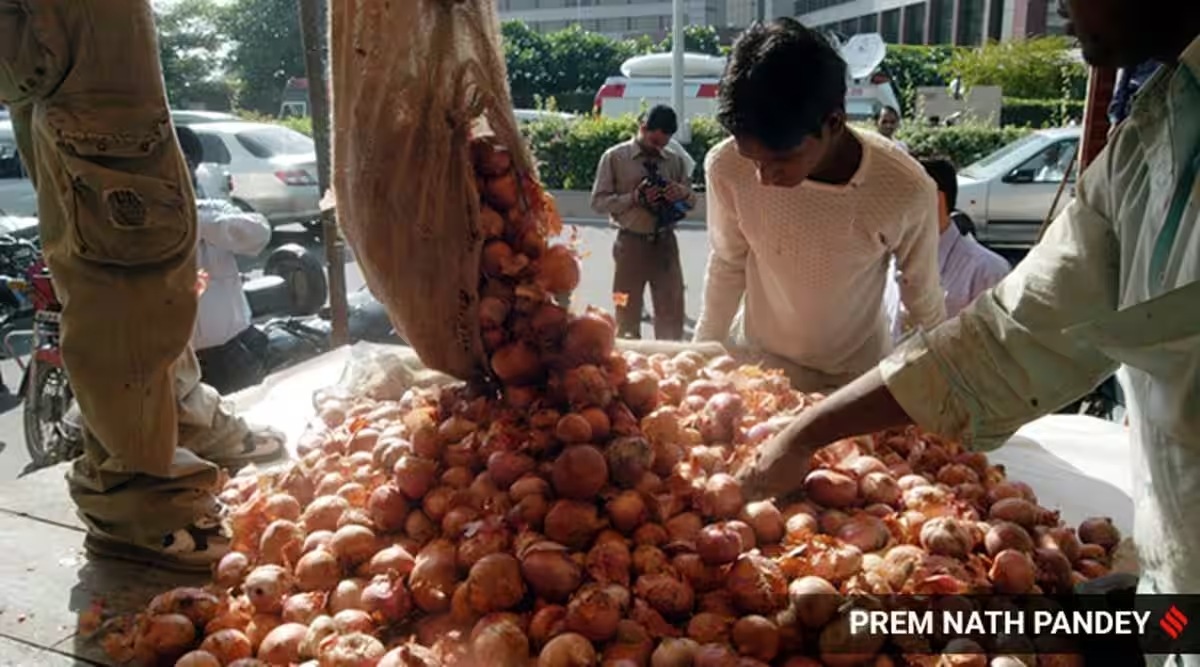 Onion prices rise as crop shortage hits home Pune News The Indian Express