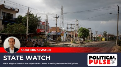 Curfew imposed by the authorities following clashes between Hindus and Muslims in Nuh