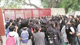 marijuana plants found, marijuana in GU boys hostel, NSUI, ABVP demand action, indian express news