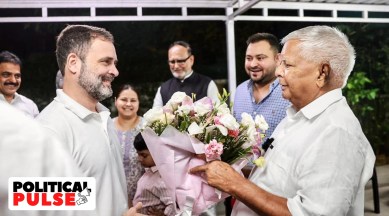 Congress leader Rahul Gandhi met with RJD chief Lalu Prasad in Delhi earlier in August. (Twitter/LaluYadav)