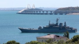 Russia said that two unmanned Ukrainian naval drones had tried to stage an overnight attack on its Black Sea navy base at Novorossiysk