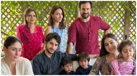 Saif Ali Khan, Sara Ali Khan, Kareena Kapoor and family celebrated Raksha Bandhan together. (Pic: Soha Ali Khan/Instagram)