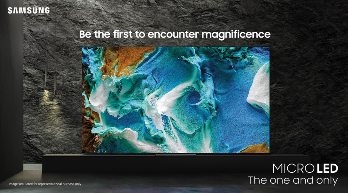 Samsung ‘giant’ 110-inch micro LED smart TV debuts in India for Rs 1.14 ...