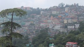 Shimla landslide vulnerable buildings Himachal Pradesh