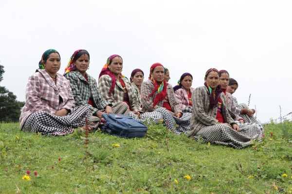 Local residents assemble in Dayara Bugyal to celebrate the festival. Picture: Om_Joshi/Shutterstock